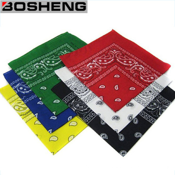 100% Cotton Paisley Headwear Wristband Scarf Bandana